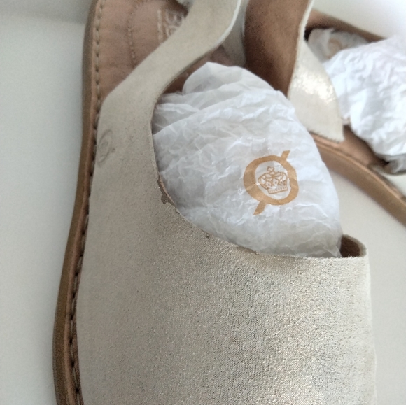 VGUC Born Leather suede Women Strap Sandal INLET Design - Picture 5 of 12